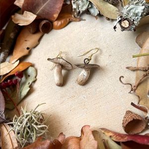 MUSHROOM EARRINGS 🦋 made to order 🦋